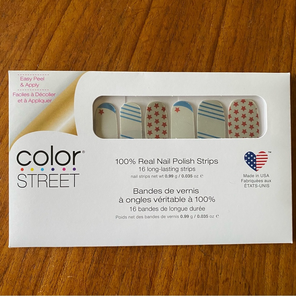 Color Street Press-On Nail Strips NWT “Free for All”